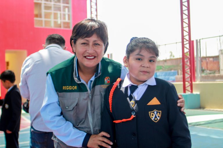 Juramentación de brigadas escolares en I.E.P Dios es Amor