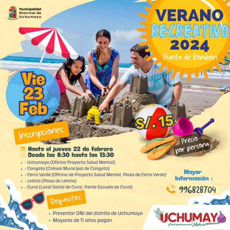 Este Viernes 23 de febrero, rumbo a la Punta de bombón