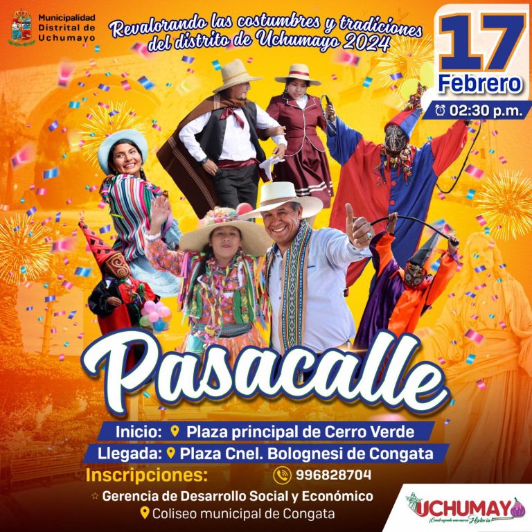 Participa del tradicional pasacalle