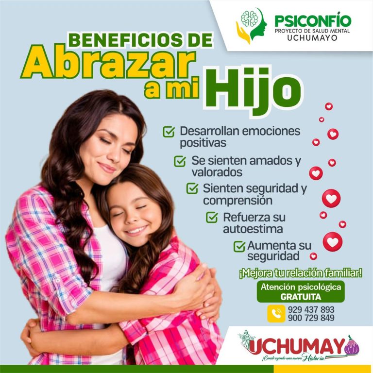 ¡Beneficios del abrazo!