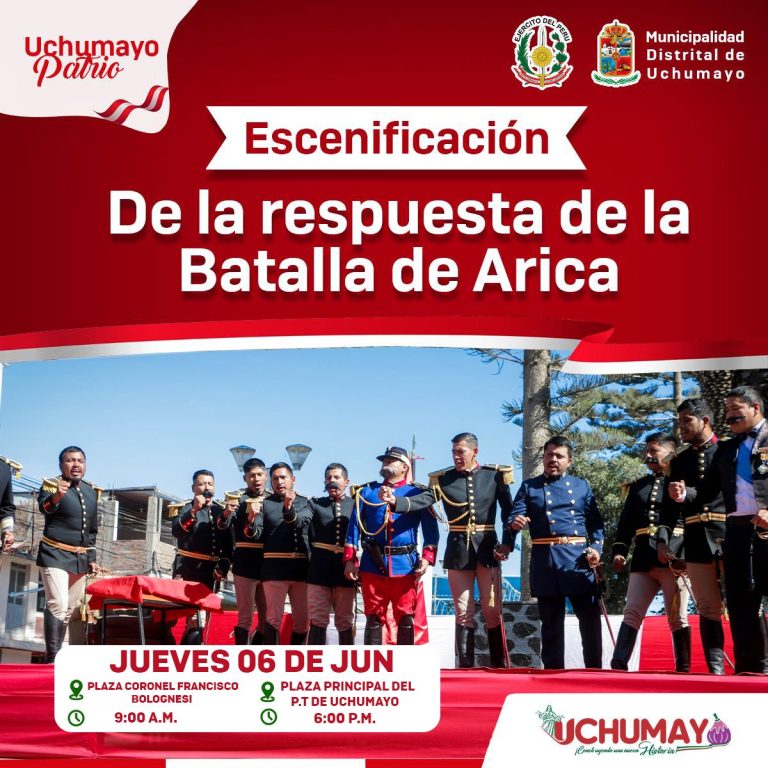¡Escenificación de la Respuesta de la Batalla de Arica!