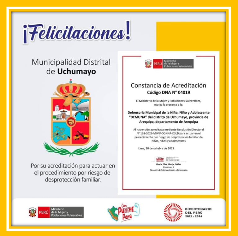 ?FELICITACIONES A LAS DEMUNA ACREDITADAS?