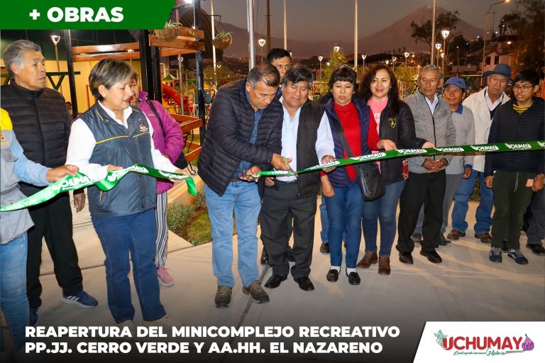Reapertura del Minicomplejo Recreativo PP.JJ. Cerro Verde y AA.HH. El Nazareno