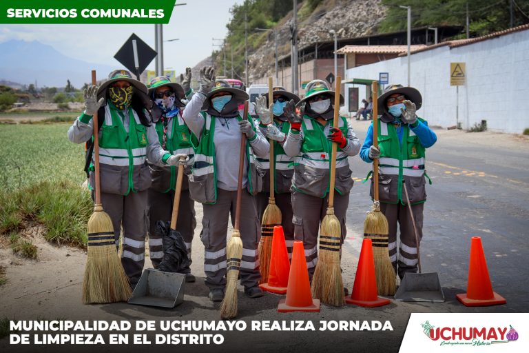 ¡Distrito limpio y cuidado!