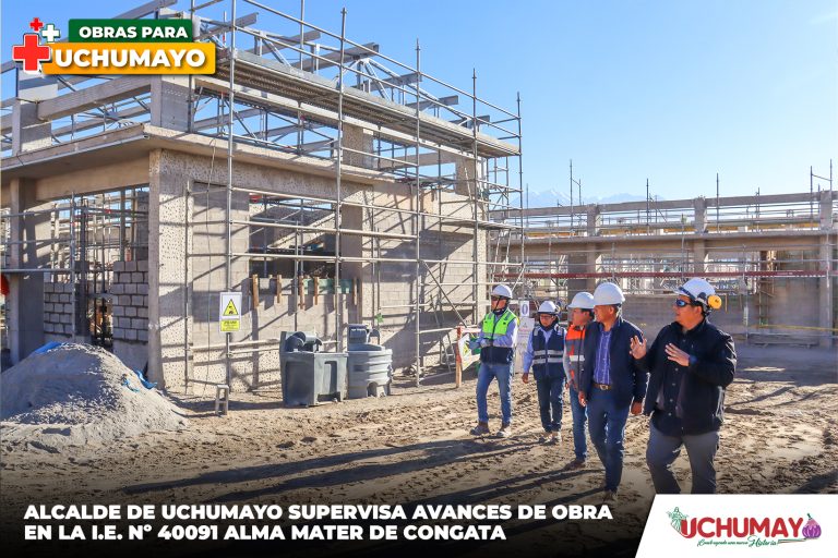 ¡Con más obras Uchumayo avanza!