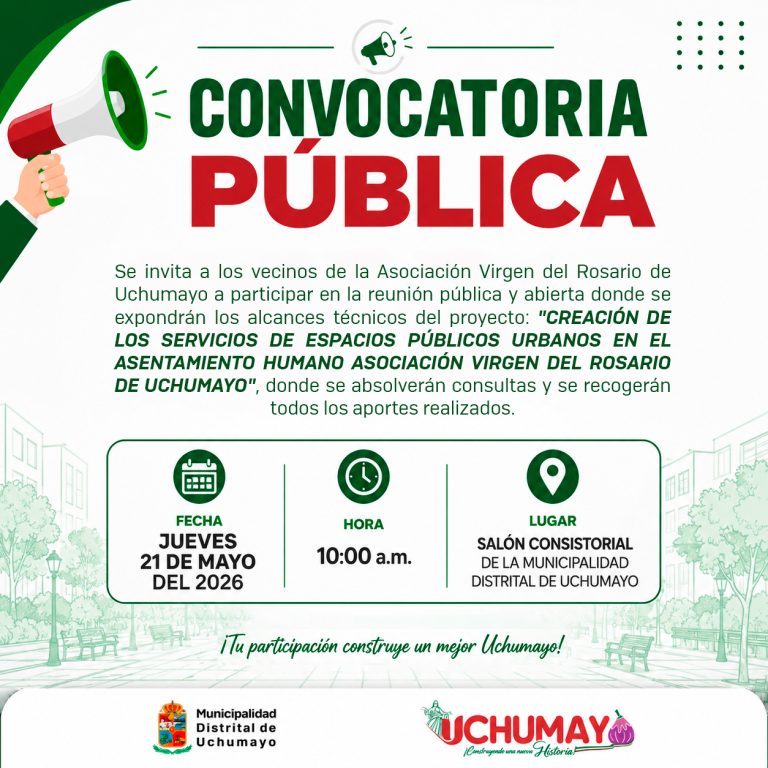 CONVOCATORIA PÚBLICA